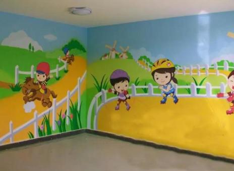 明光幼儿园墙体彩绘制作流程及注意事项