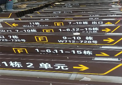 明光广告标识中，常见的几种安装方式。